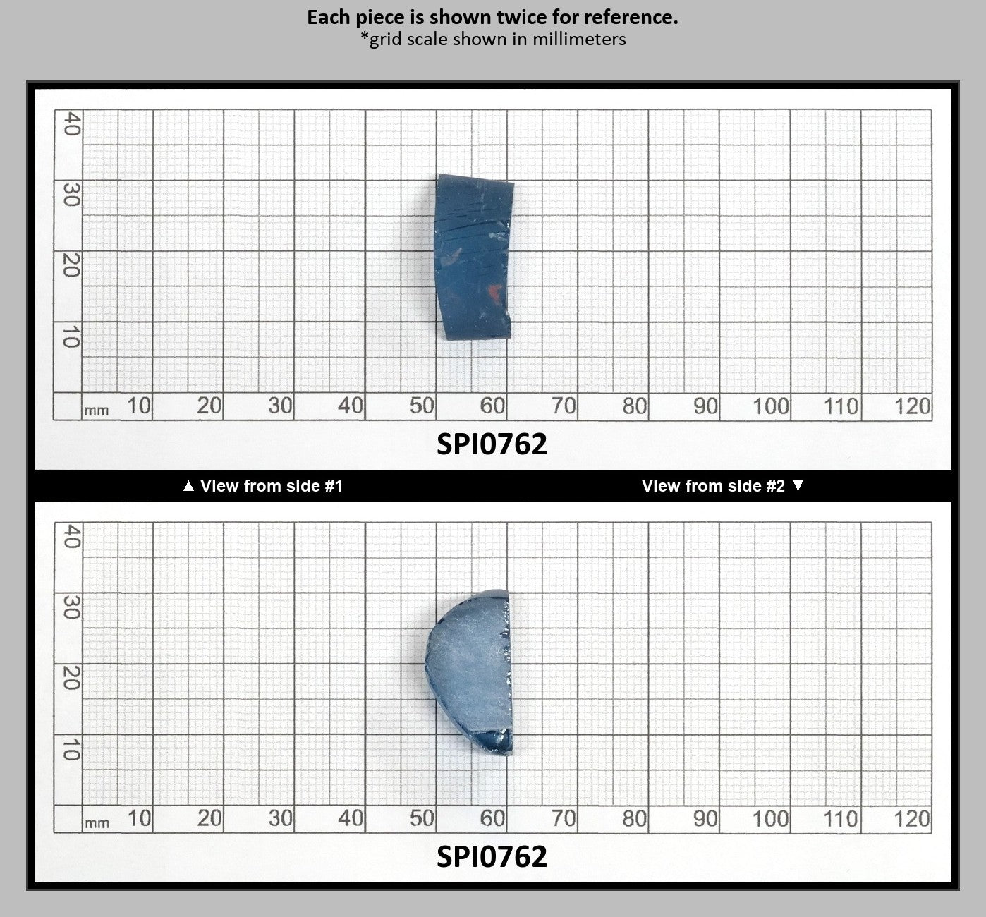 Aquamarine Medium Blue #106 Lab Created Spinel Faceting Rough for Gem Cutting - Various Sizes : SPI0762