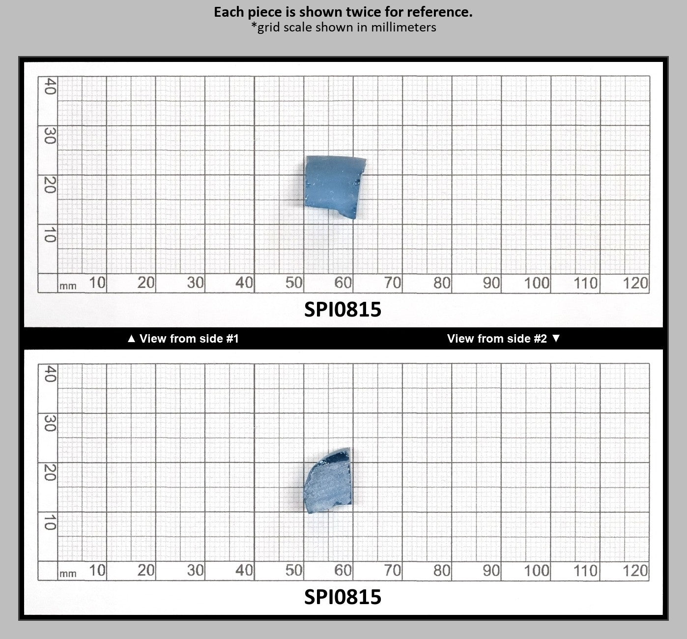 Aquamarine Dark Blue #108-Djeva Lab Created Spinel Faceting Rough for Gem Cutting - Various Sizes : SPI0815