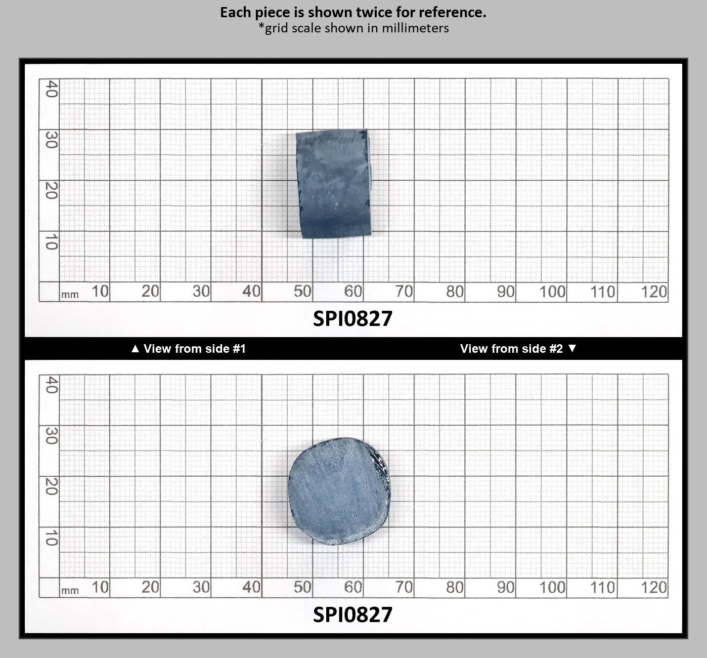 Aquamarine Dark Blue #108-Djeva Lab Created Spinel Faceting Rough for Gem Cutting - Various Sizes : SPI0827