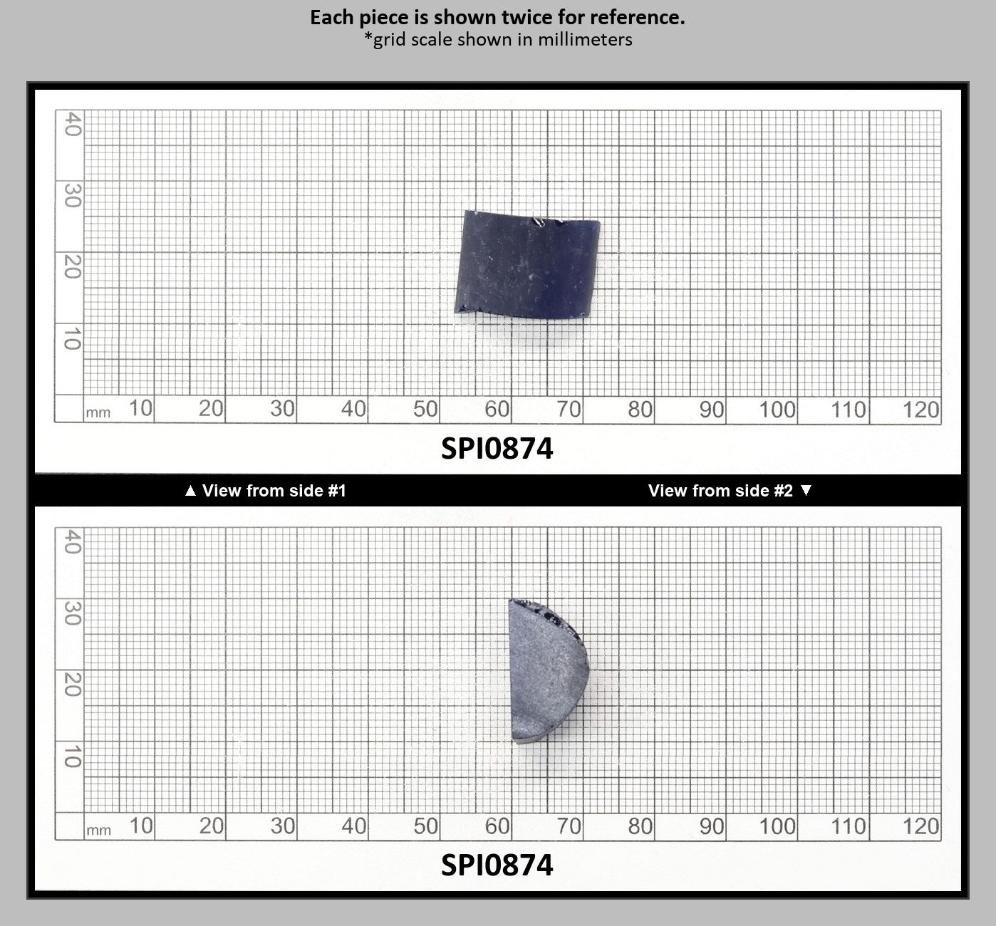 Burma Dark Blue #113-Djeva Lab Created Spinel Faceting Rough for Gem Cutting - Various Sizes : SPI0874
