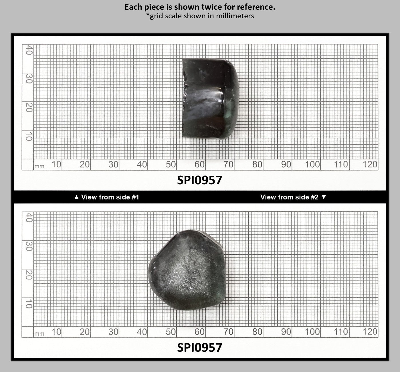 Green Tourmaline (Light) #149 Lab Created Spinel Faceting Rough for Gem Cutting - Various Sizes : SPI0957