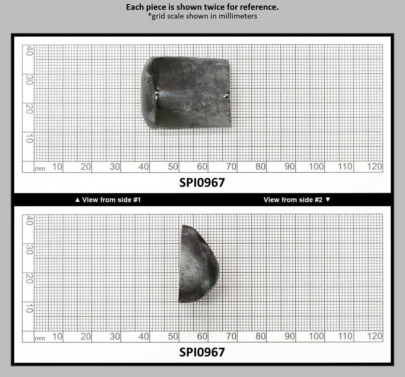 Green Tourmaline (Light) #149 Lab Created Spinel Faceting Rough for Gem Cutting - Various Sizes : SPI0967