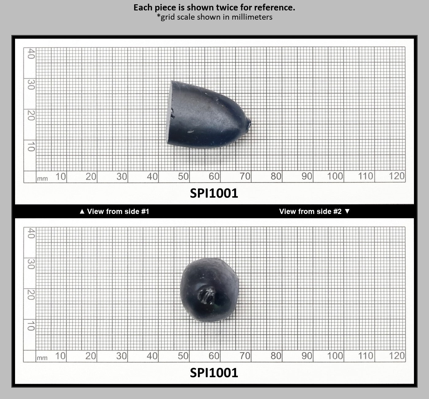 Dark Blue #119 Lab Created Spinel Faceting Rough for Gem Cutting - Various Sizes : SPI1001