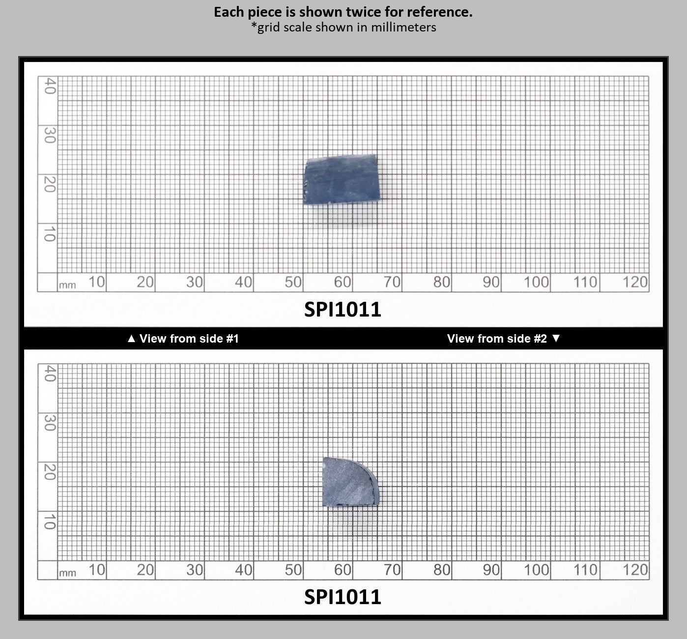 Dark Blue #119 Lab Created Spinel Faceting Rough for Gem Cutting - Various Sizes : SPI1011