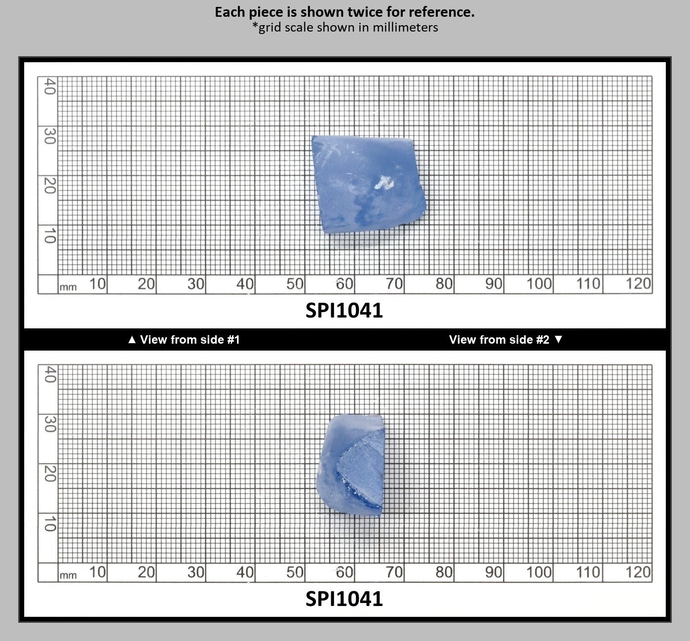 Aquamarine Light Blue #104 Lab Created Spinel Faceting Rough for Gem Cutting - Various Sizes : SPI1041