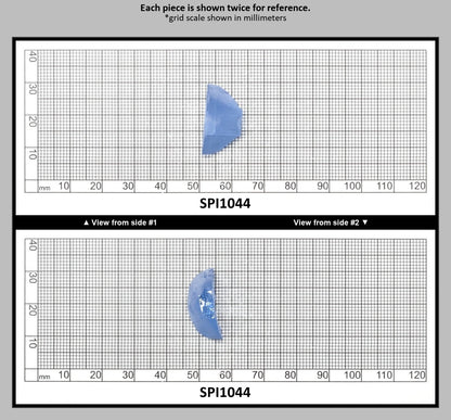 Aquamarine Light Blue #104 Lab Created Spinel Faceting Rough for Gem Cutting - Various Sizes : SPI1044