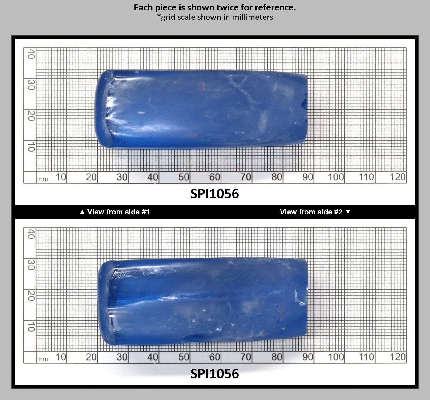 Aquamarine Light Blue #104 Lab Created Spinel Faceting Rough for Gem Cutting - Various Sizes : SPI1056