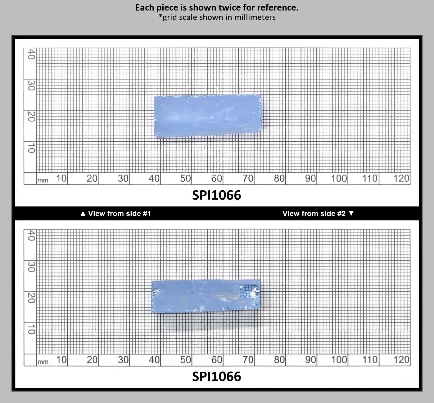 Aquamarine Blue #105 Lab Created Spinel Faceting Rough for Gem Cutting - Various Sizes : SPI1066