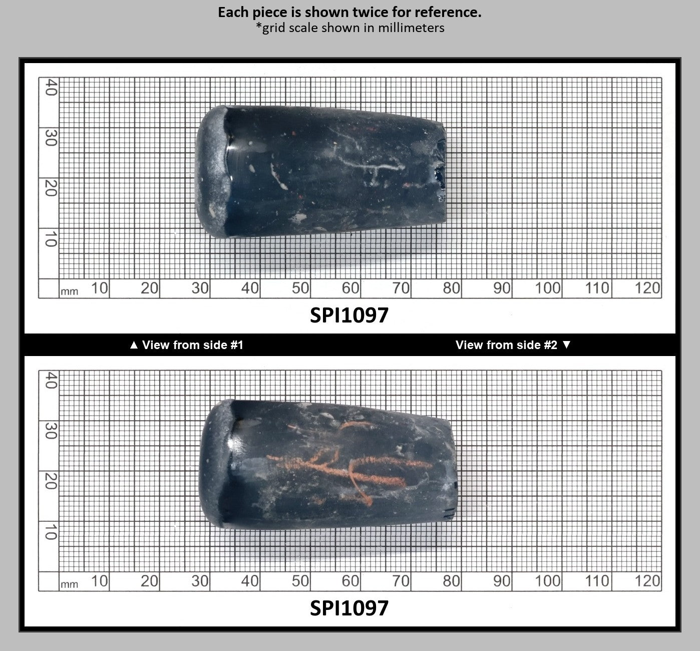 Aquamarine Medium Blue #106 Lab Created Spinel Faceting Rough for Gem Cutting - Various Sizes : SPI1097