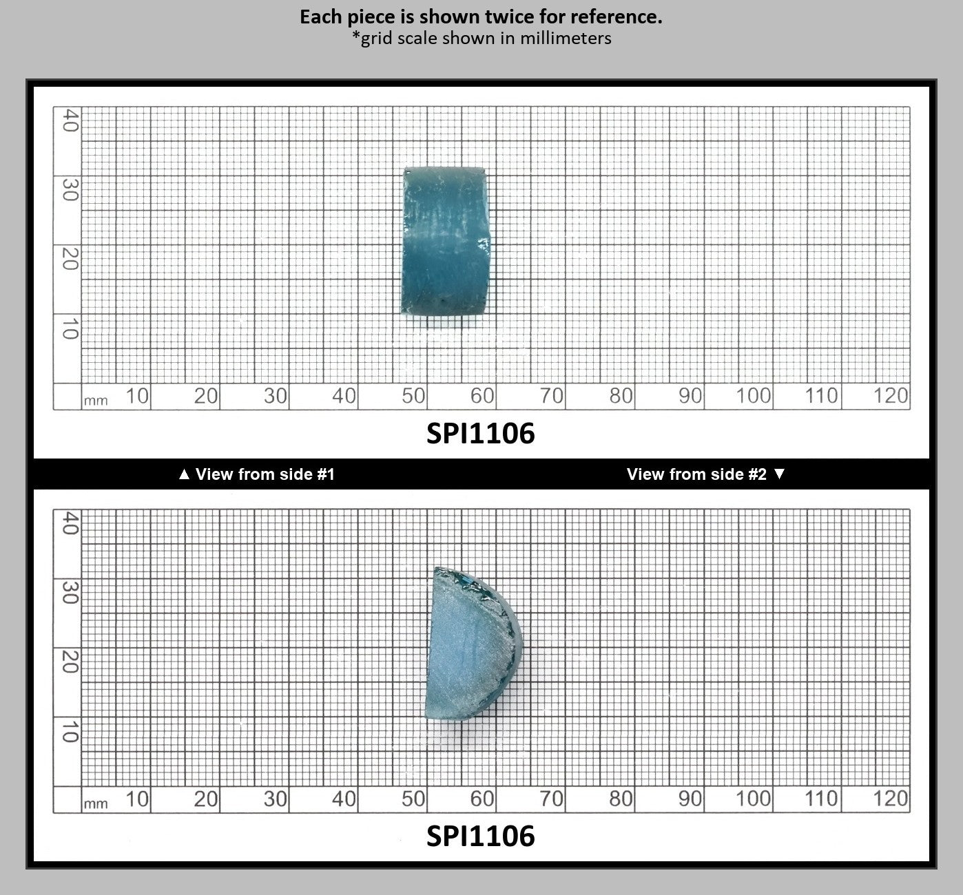 Paraiba Blue #138-Djeva Lab Created Spinel Faceting Rough for Gem Cutting - Various Sizes : SPI1106