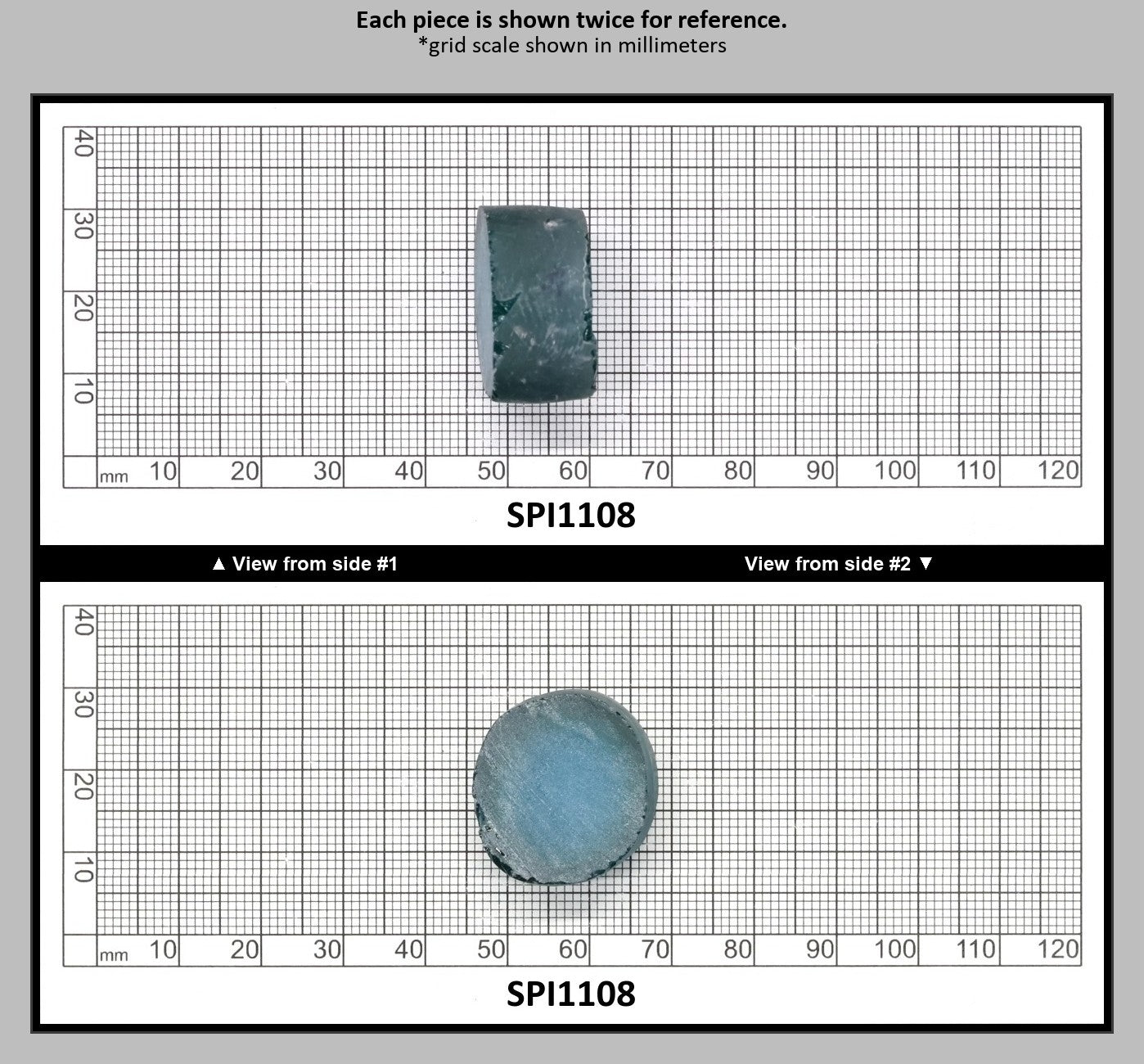 Paraiba Blue #138-Djeva Lab Created Spinel Faceting Rough for Gem Cutting - Various Sizes : SPI1108