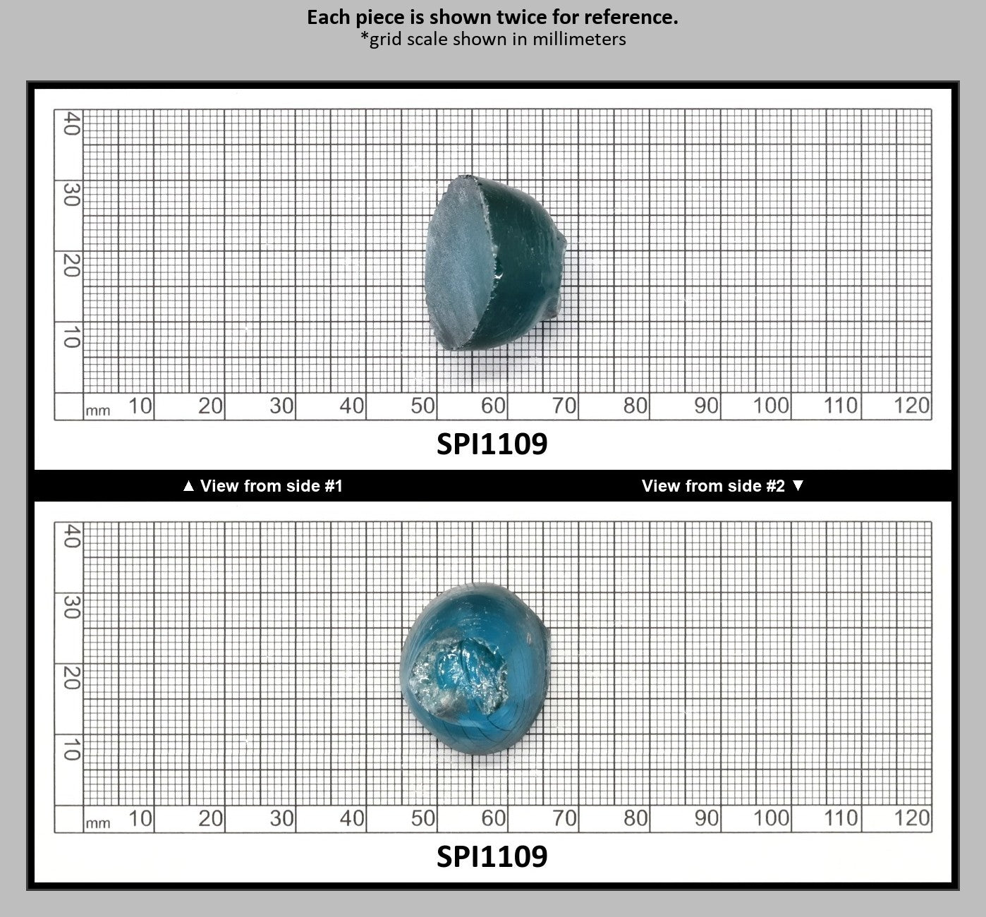 Paraiba Blue #138-Djeva Lab Created Spinel Faceting Rough for Gem Cutting - Various Sizes : SPI1109