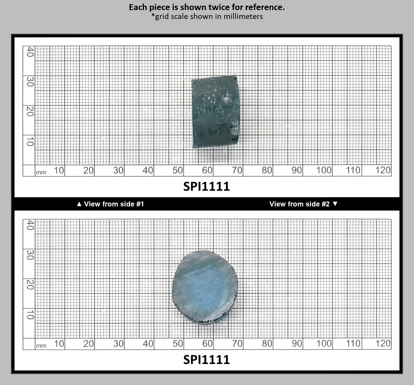 Paraiba Blue #138-Djeva Lab Created Spinel Faceting Rough for Gem Cutting - Various Sizes : SPI1111