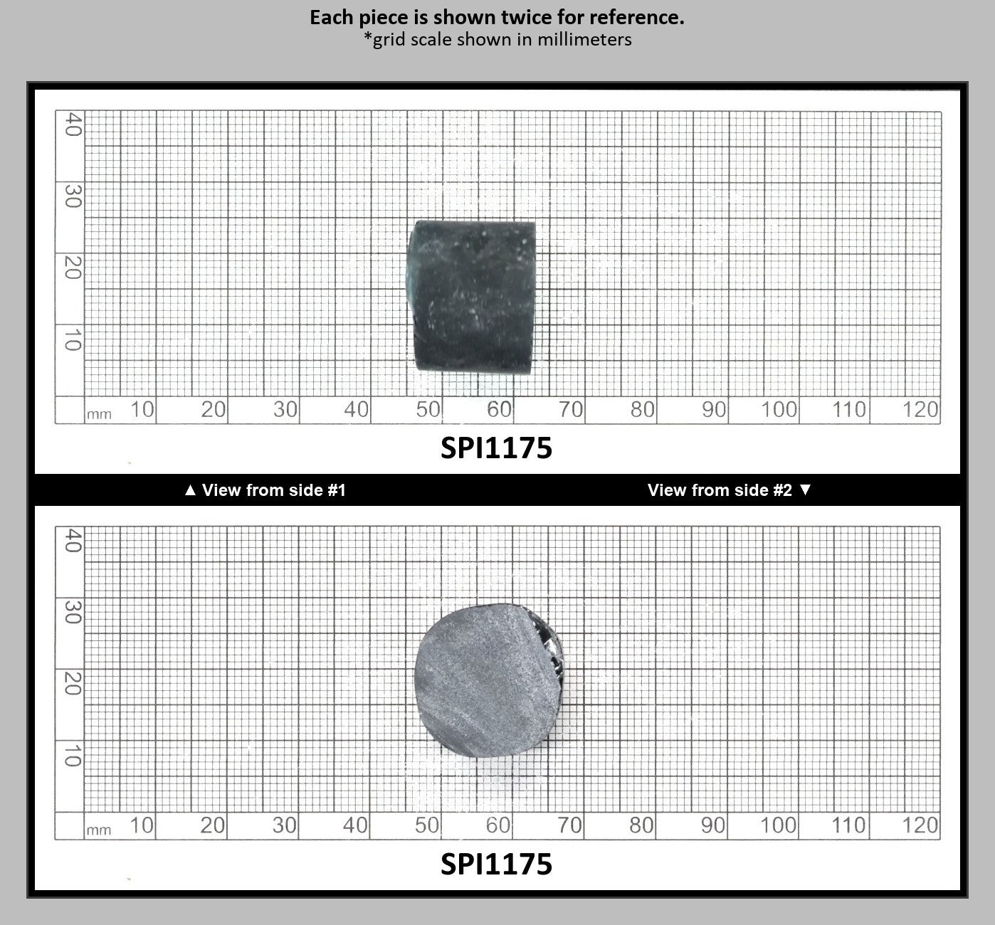 Zircon Green (Teal Color) #122-Djeva Lab Created Spinel Faceting Rough for Gem Cutting - Various Sizes : SPI1175