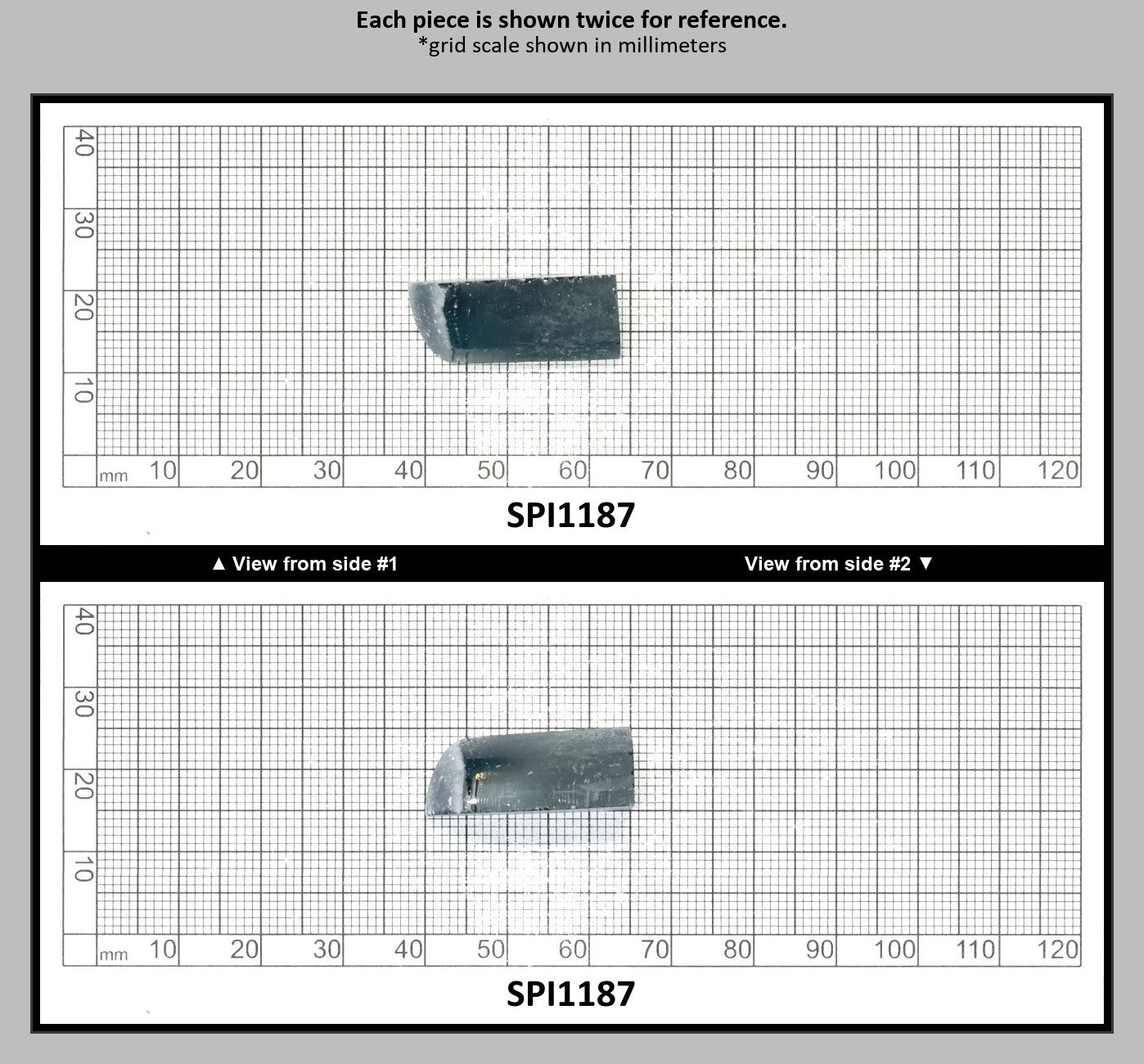 Zircon Green (Teal Color) #122-Djeva Lab Created Spinel Faceting Rough for Gem Cutting - Various Sizes : SPI1187