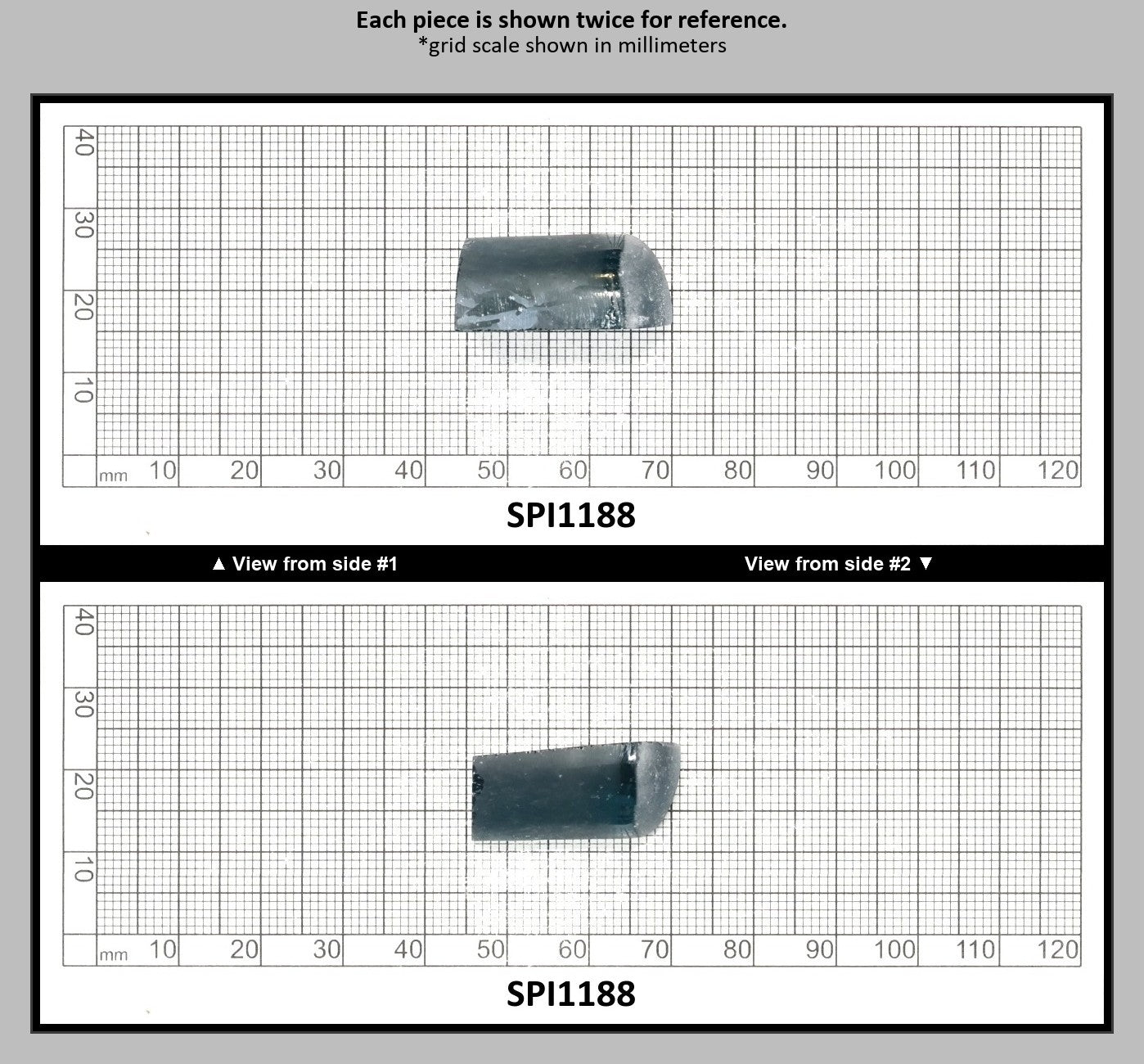 Zircon Green (Teal Color) #122-Djeva Lab Created Spinel Faceting Rough for Gem Cutting - Various Sizes : SPI1188