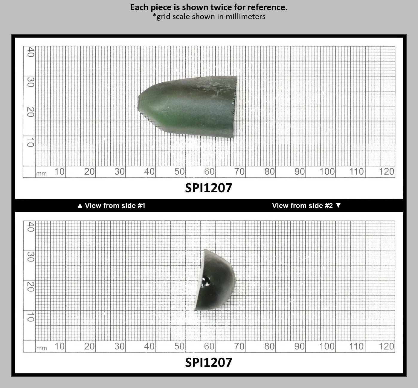 Light Tourmaline Green #EM-100-Djeva Lab Created Spinel Faceting Rough for Gem Cutting - Various Sizes : SPI1207