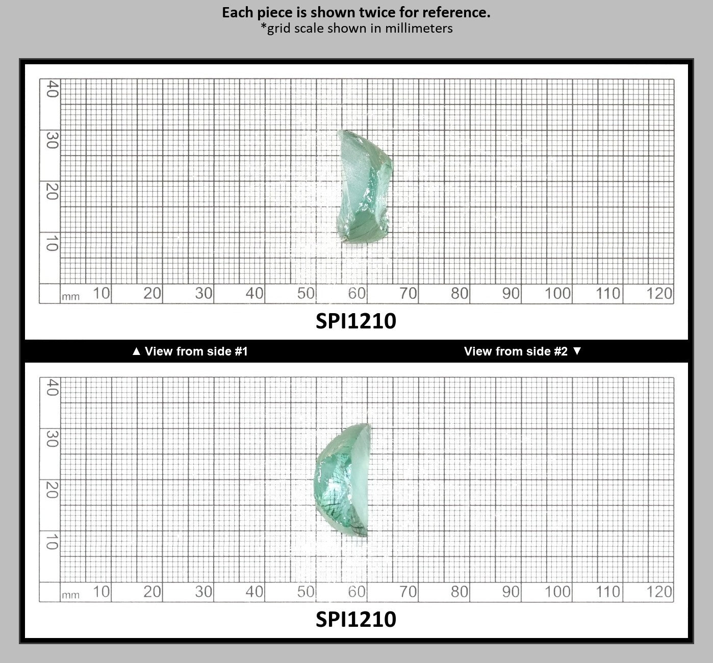 Brazil Emerald Green #137-Djeva Lab Created Spinel Faceting Rough for Gem Cutting - Various Sizes : SPI1210