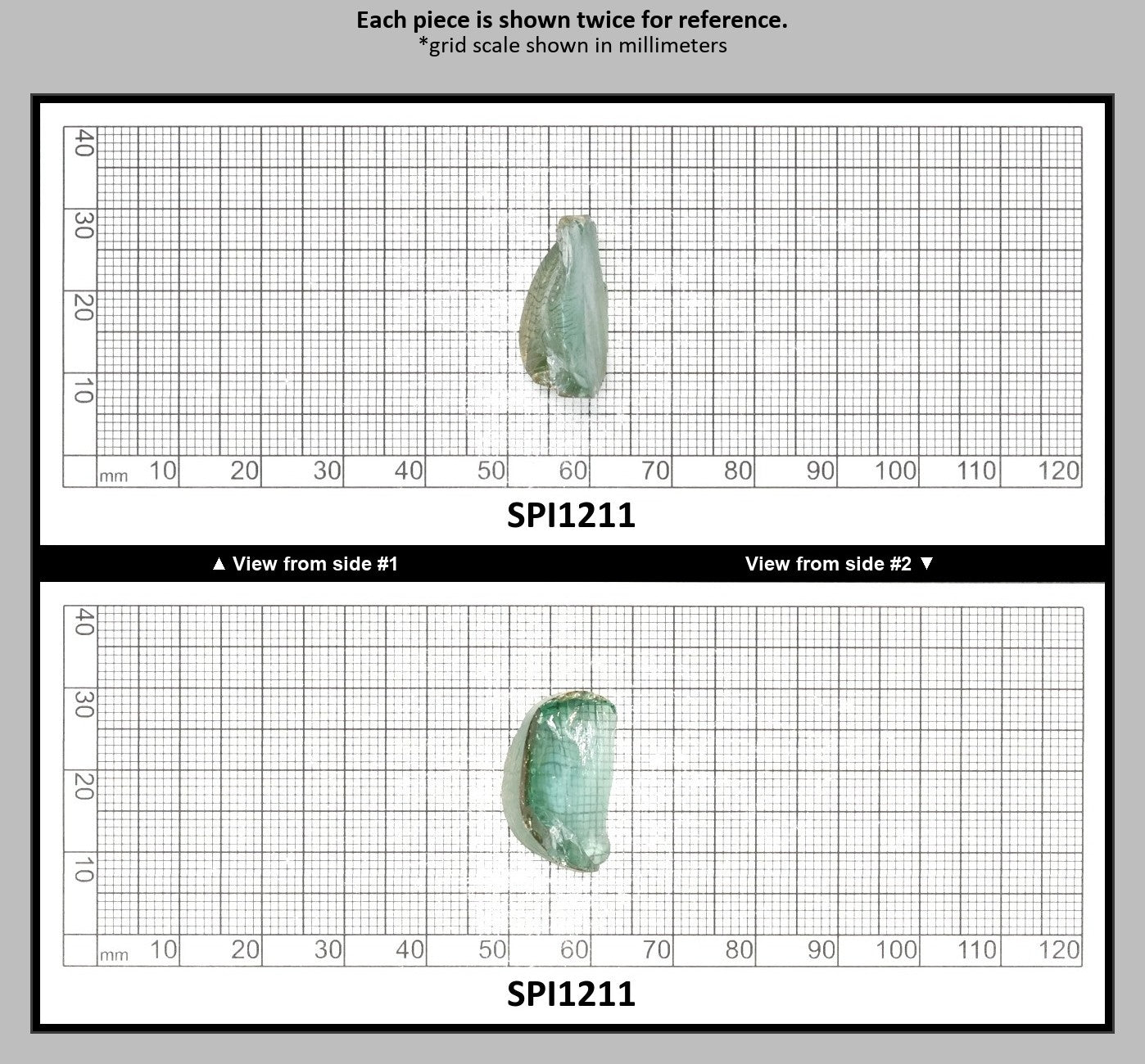 Brazil Emerald Green #137-Djeva Lab Created Spinel Faceting Rough for Gem Cutting - Various Sizes : SPI1211