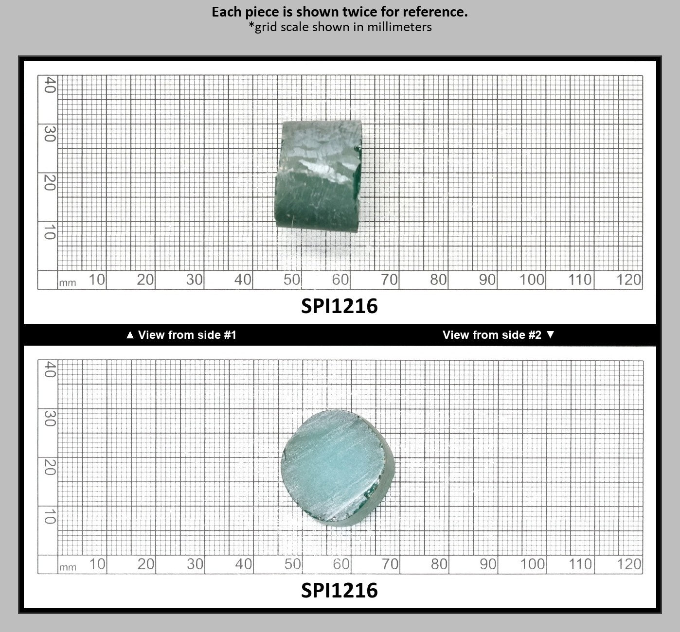 Brazil Emerald Green #137-Djeva Lab Created Spinel Faceting Rough for Gem Cutting - Various Sizes : SPI1216