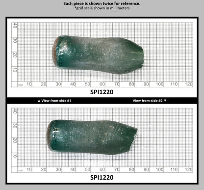 Brazil Emerald Green #137-Djeva Lab Created Spinel Faceting Rough for Gem Cutting - Various Sizes : SPI1220