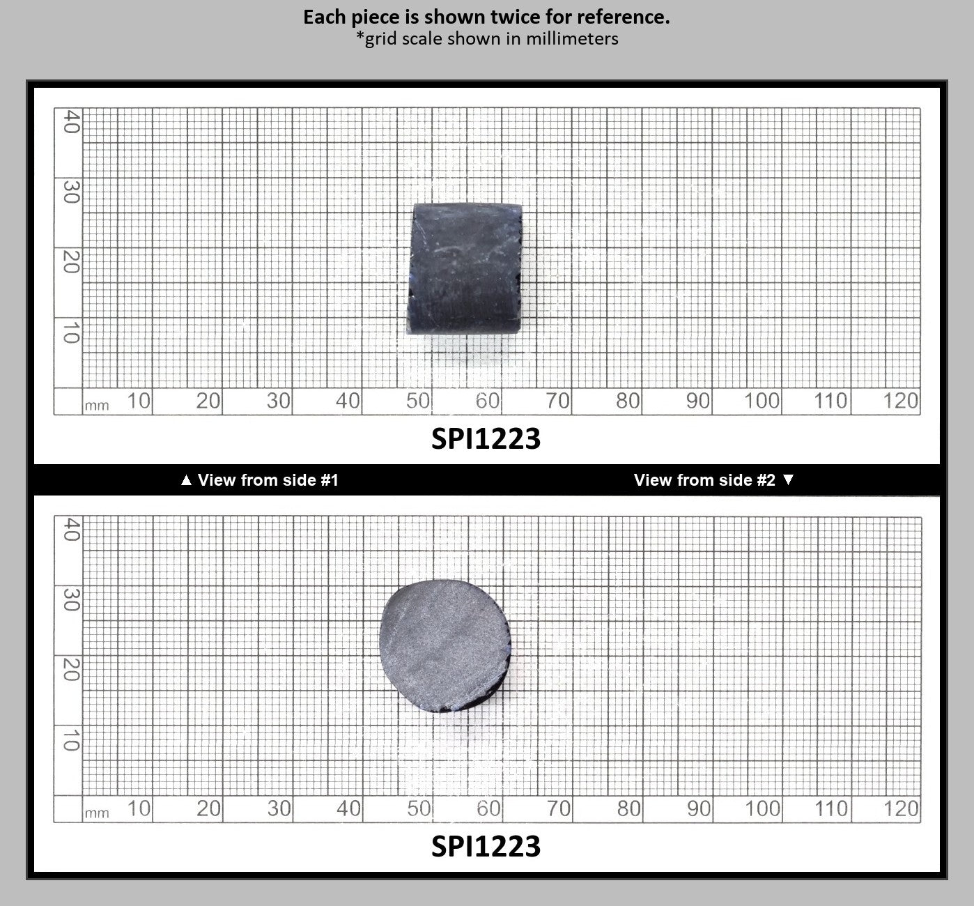 Burma Dark Blue #113-Djeva Lab Created Spinel Faceting Rough for Gem Cutting - Various Sizes : SPI1223