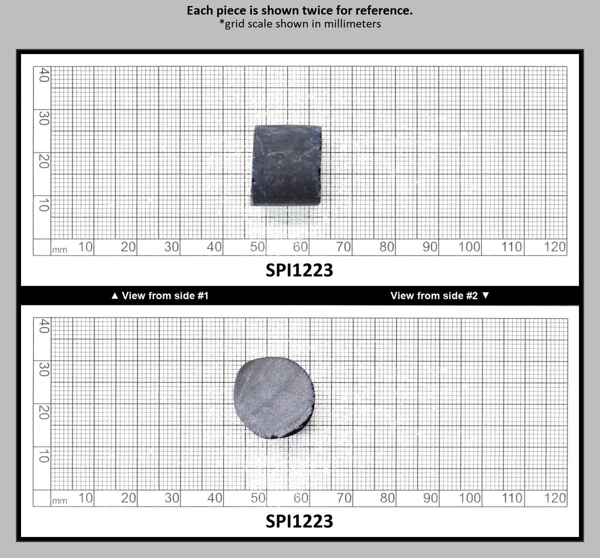 Burma Dark Blue #113-Djeva Lab Created Spinel Faceting Rough for Gem Cutting - Various Sizes : SPI1223