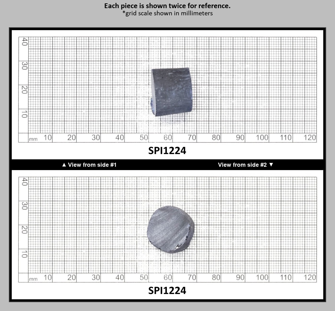 Burma Dark Blue #113-Djeva Lab Created Spinel Faceting Rough for Gem Cutting - Various Sizes : SPI1224