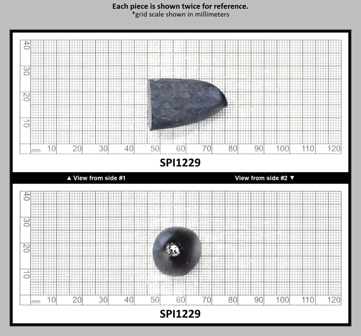 Burma Dark Blue #113-Djeva Lab Created Spinel Faceting Rough for Gem Cutting - Various Sizes : SPI1229