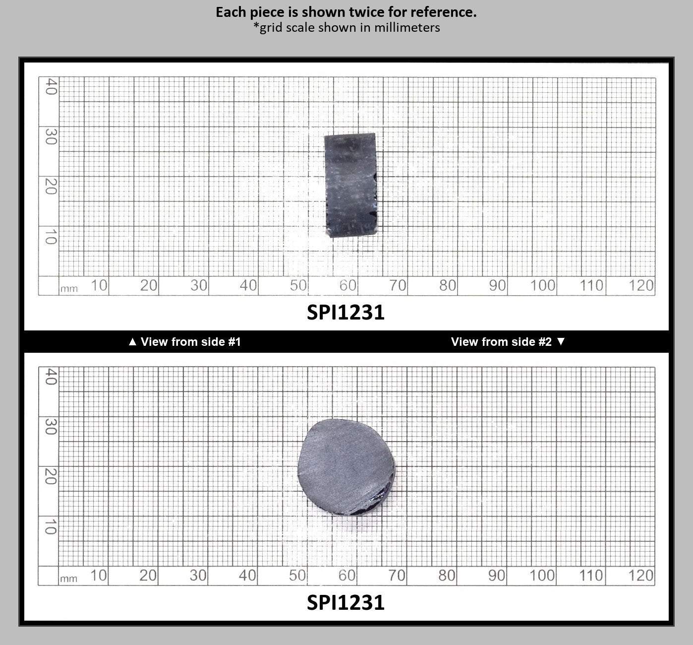 Burma Dark Blue #113-Djeva Lab Created Spinel Faceting Rough for Gem Cutting - Various Sizes : SPI1231