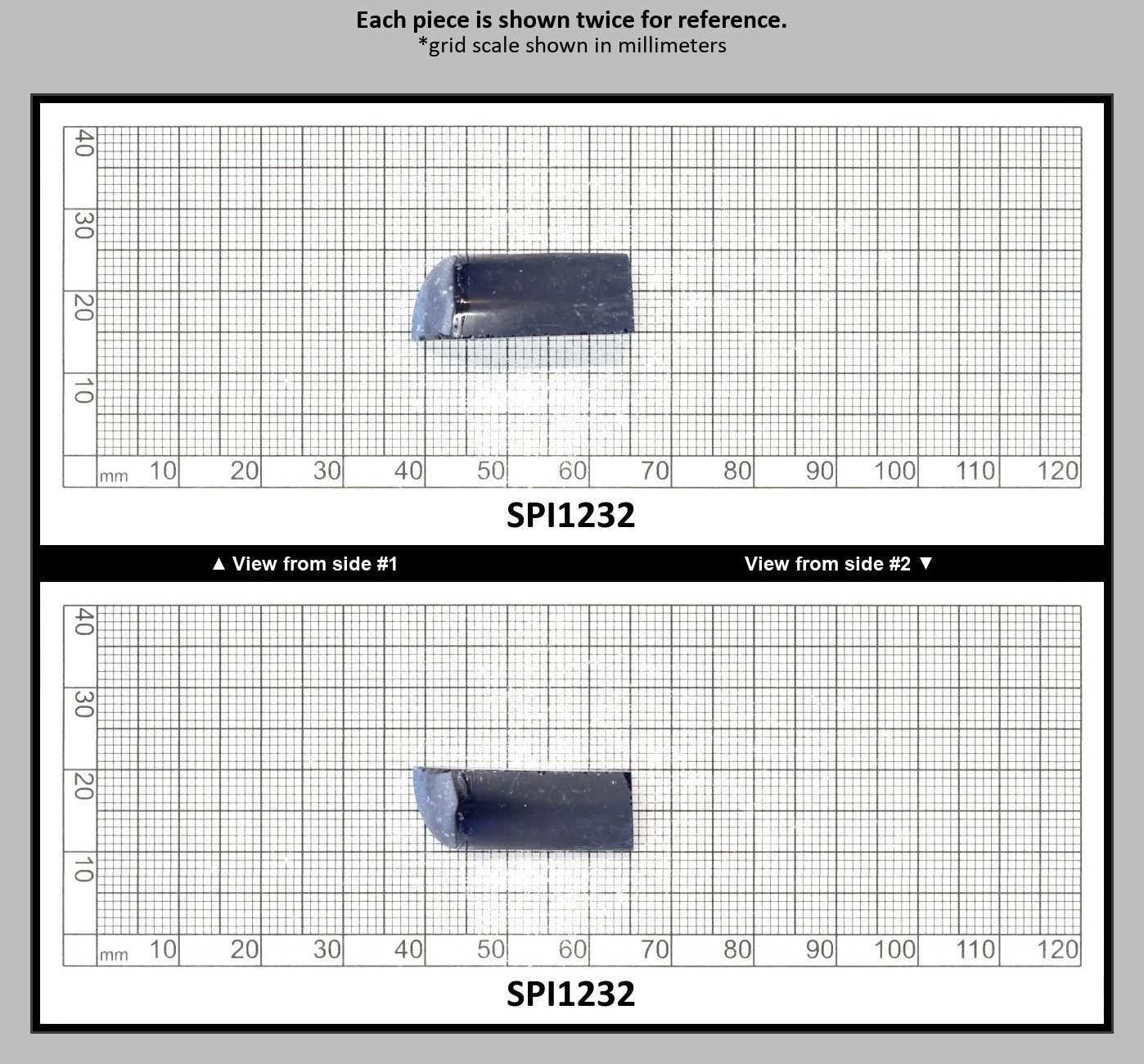 Burma Dark Blue #113-Djeva Lab Created Spinel Faceting Rough for Gem Cutting - Various Sizes : SPI1232