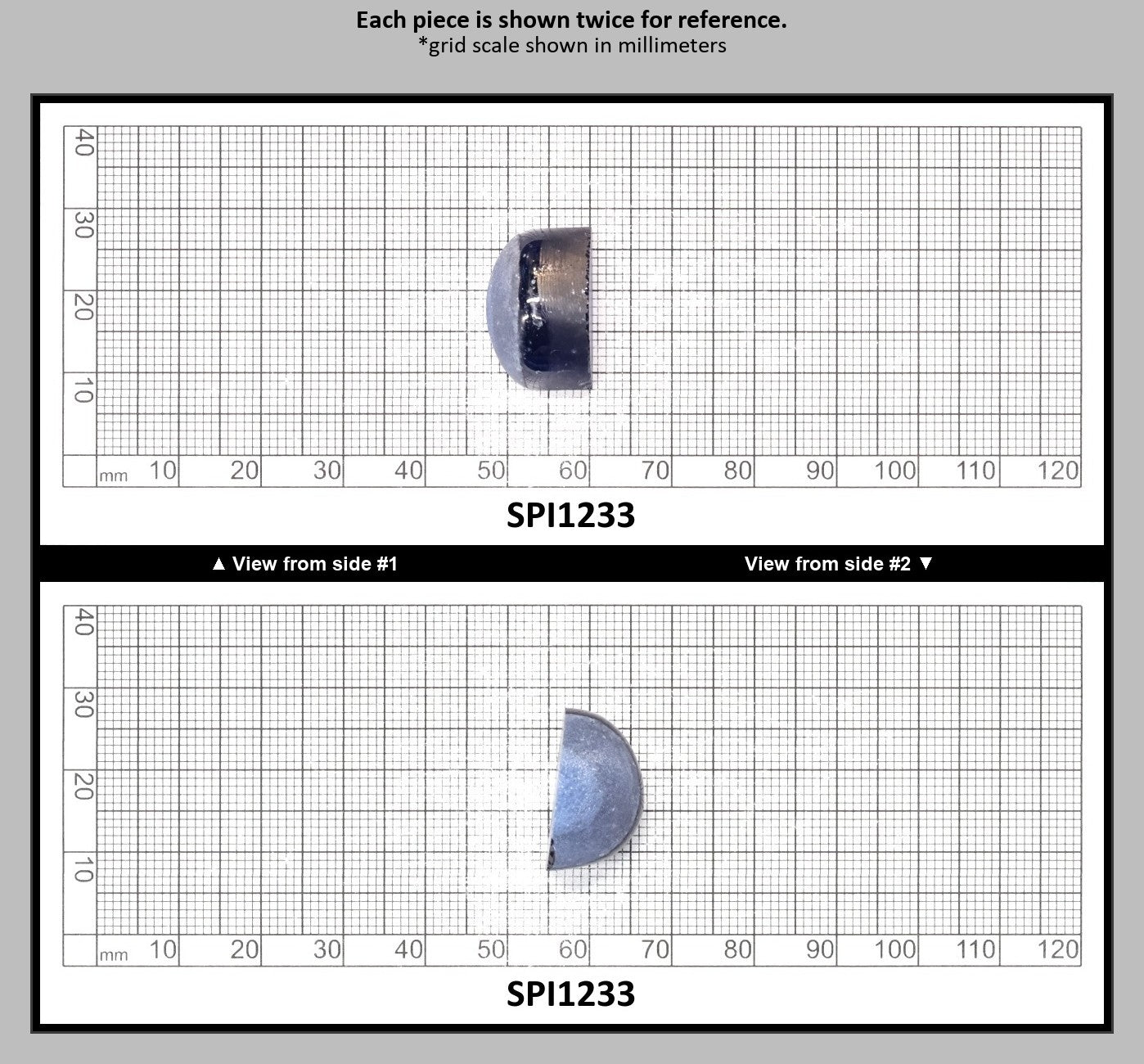 Burma Dark Blue #113-Djeva Lab Created Spinel Faceting Rough for Gem Cutting - Various Sizes : SPI1233