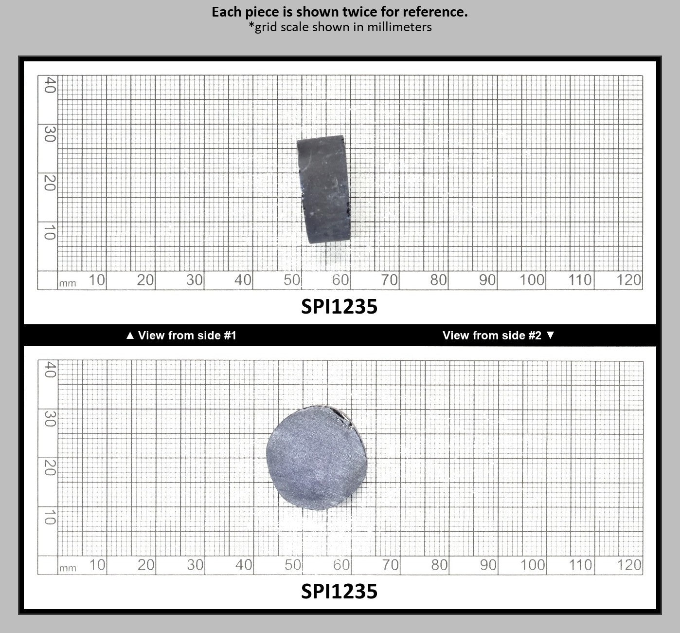 Burma Dark Blue #113-Djeva Lab Created Spinel Faceting Rough for Gem Cutting - Various Sizes : SPI1235