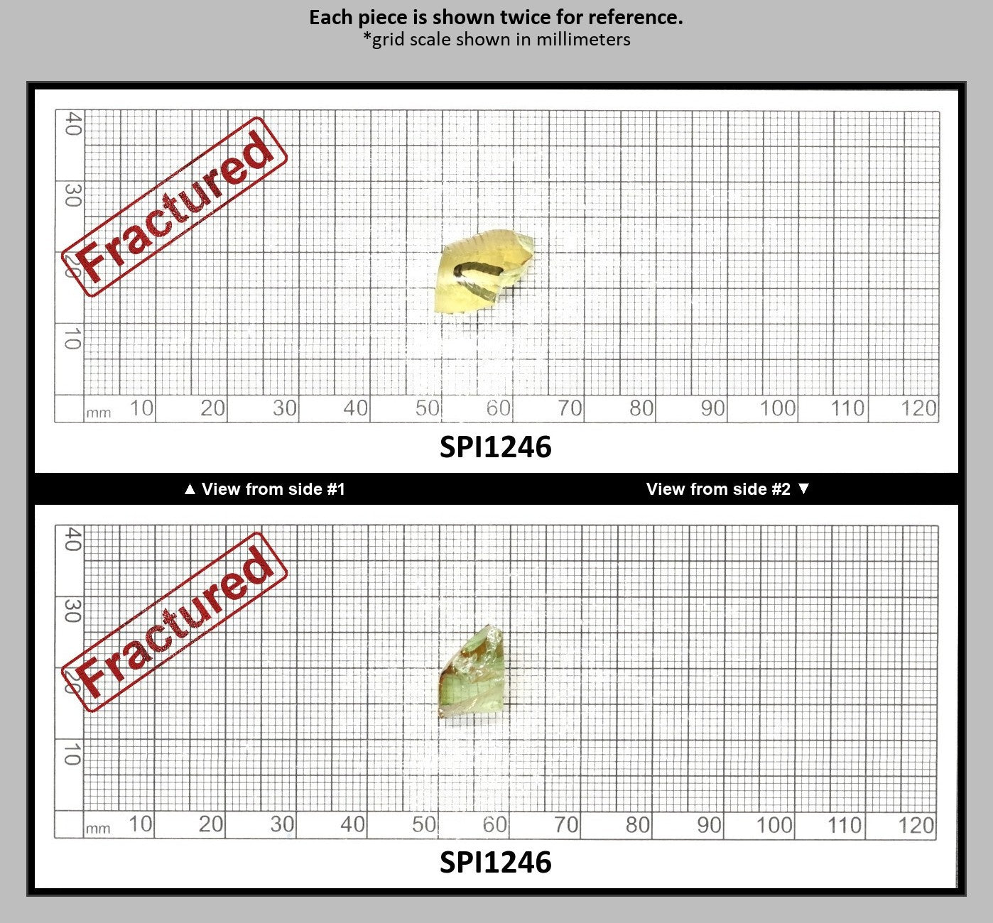 Greenish Yellow #131-Djeva Lab Created Spinel Faceting Rough for Gem Cutting - Various Sizes : SPI1246