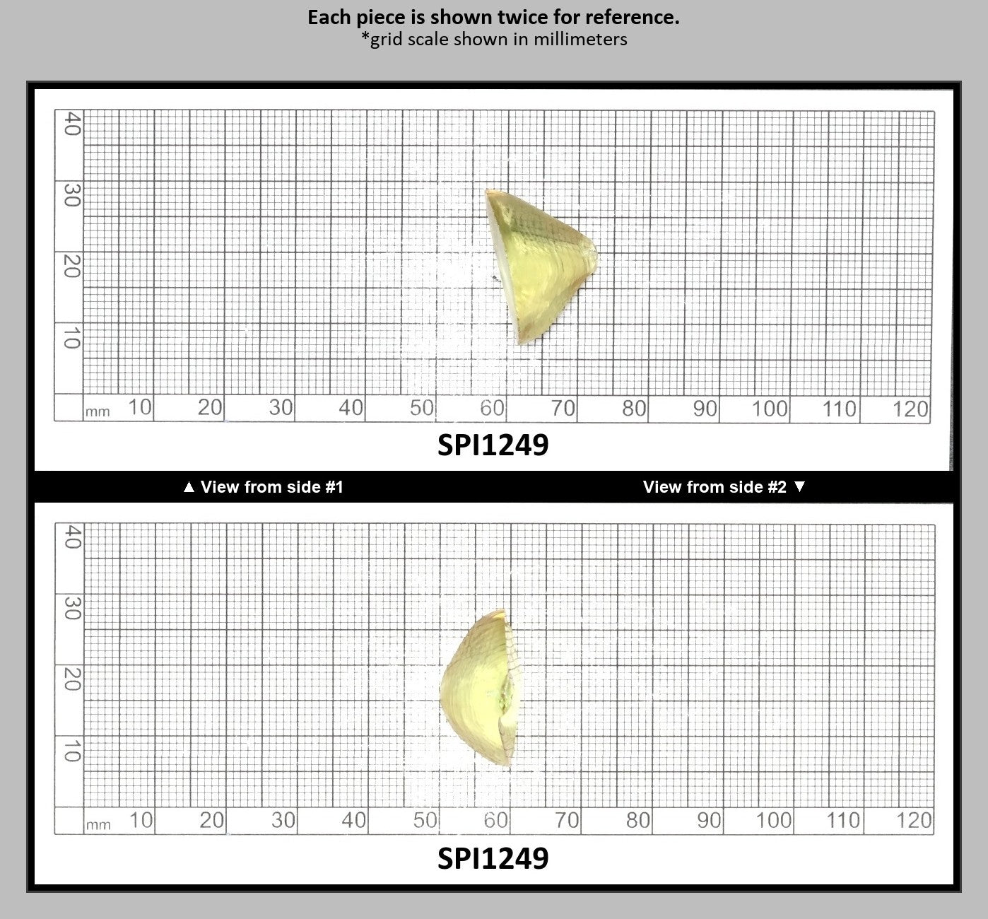 Greenish Yellow #131-Djeva Lab Created Spinel Faceting Rough for Gem Cutting - Various Sizes : SPI1249