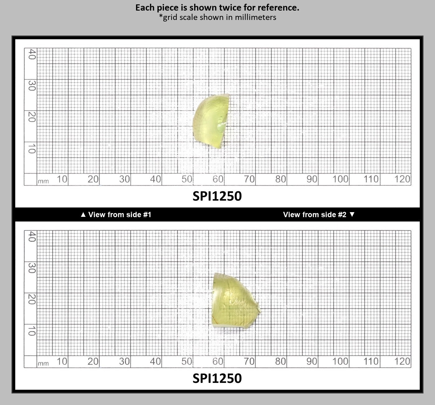 Greenish Yellow #131-Djeva Lab Created Spinel Faceting Rough for Gem Cutting - Various Sizes : SPI1250