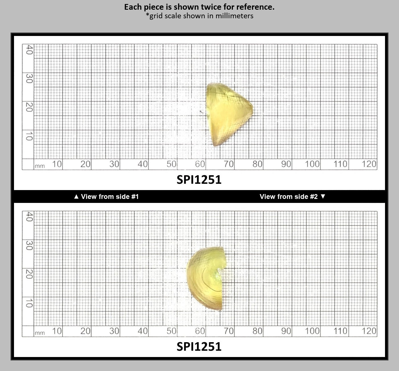 Greenish Yellow #131-Djeva Lab Created Spinel Faceting Rough for Gem Cutting - Various Sizes : SPI1251