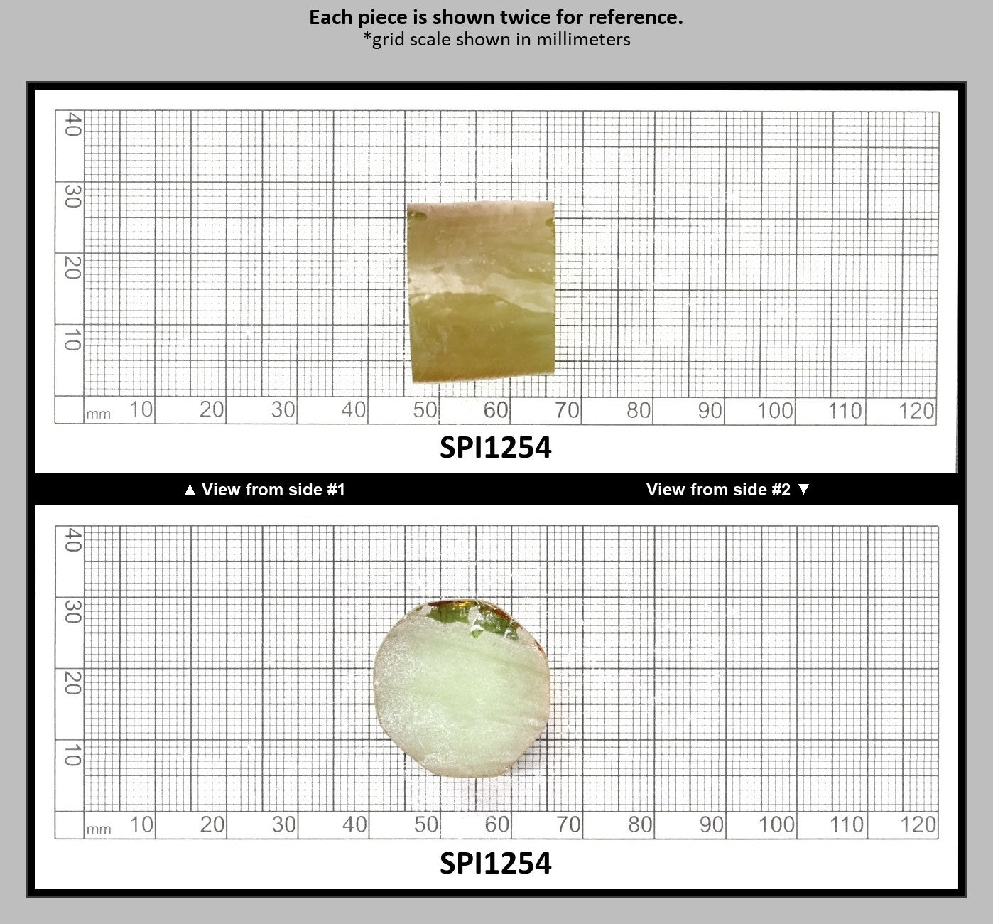 Greenish Yellow #131-Djeva Lab Created Spinel Faceting Rough for Gem Cutting - Various Sizes : SPI1254