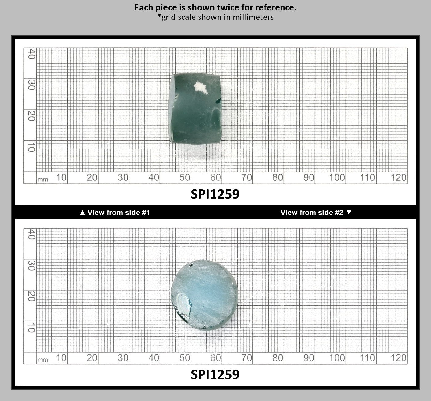 Bluish Green #136-Djeva Lab Created Spinel Faceting Rough for Gem Cutting - Various Sizes : SPI1259