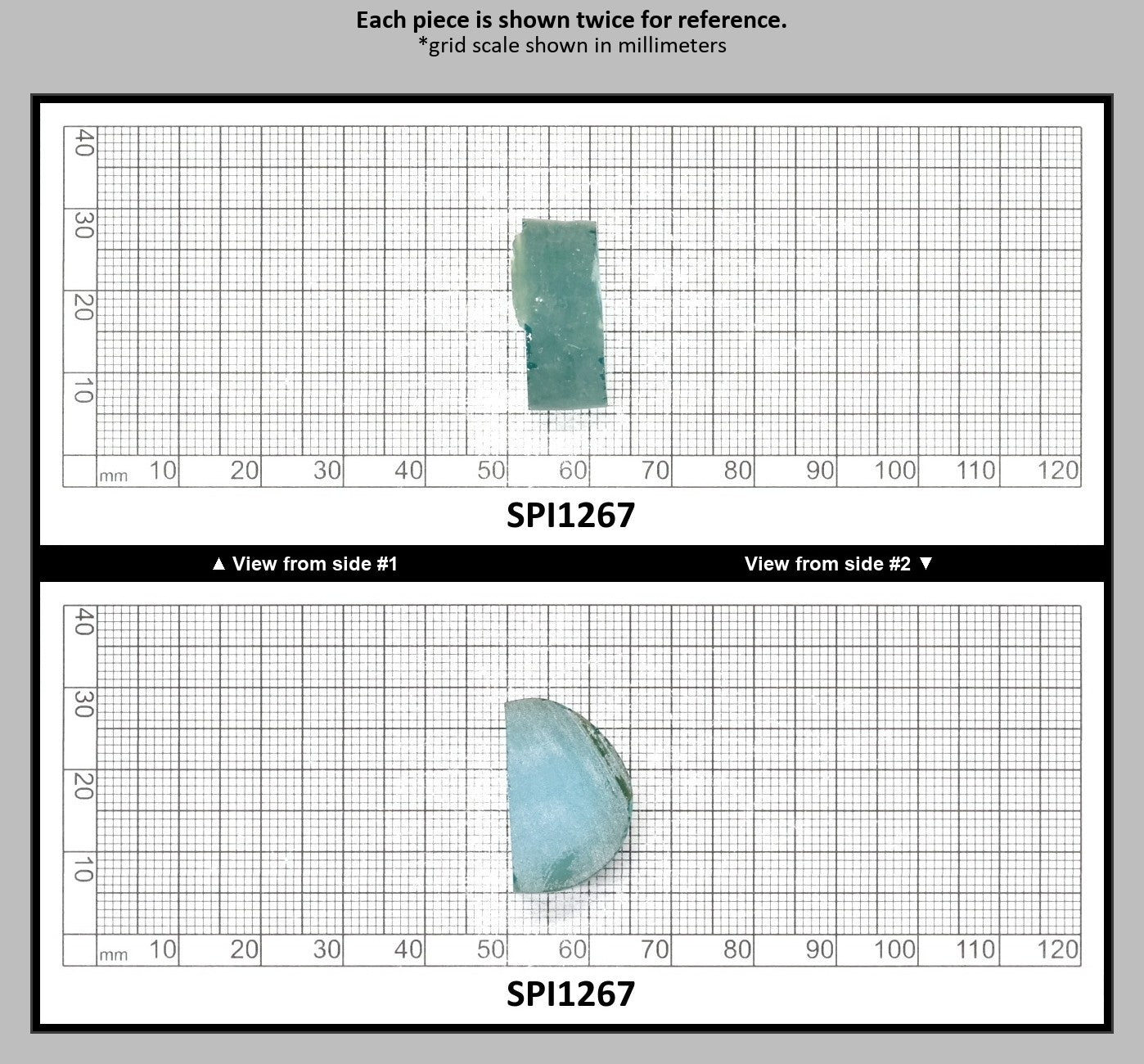 Bluish Green #136-Djeva Lab Created Spinel Faceting Rough for Gem Cutting - Various Sizes : SPI1267