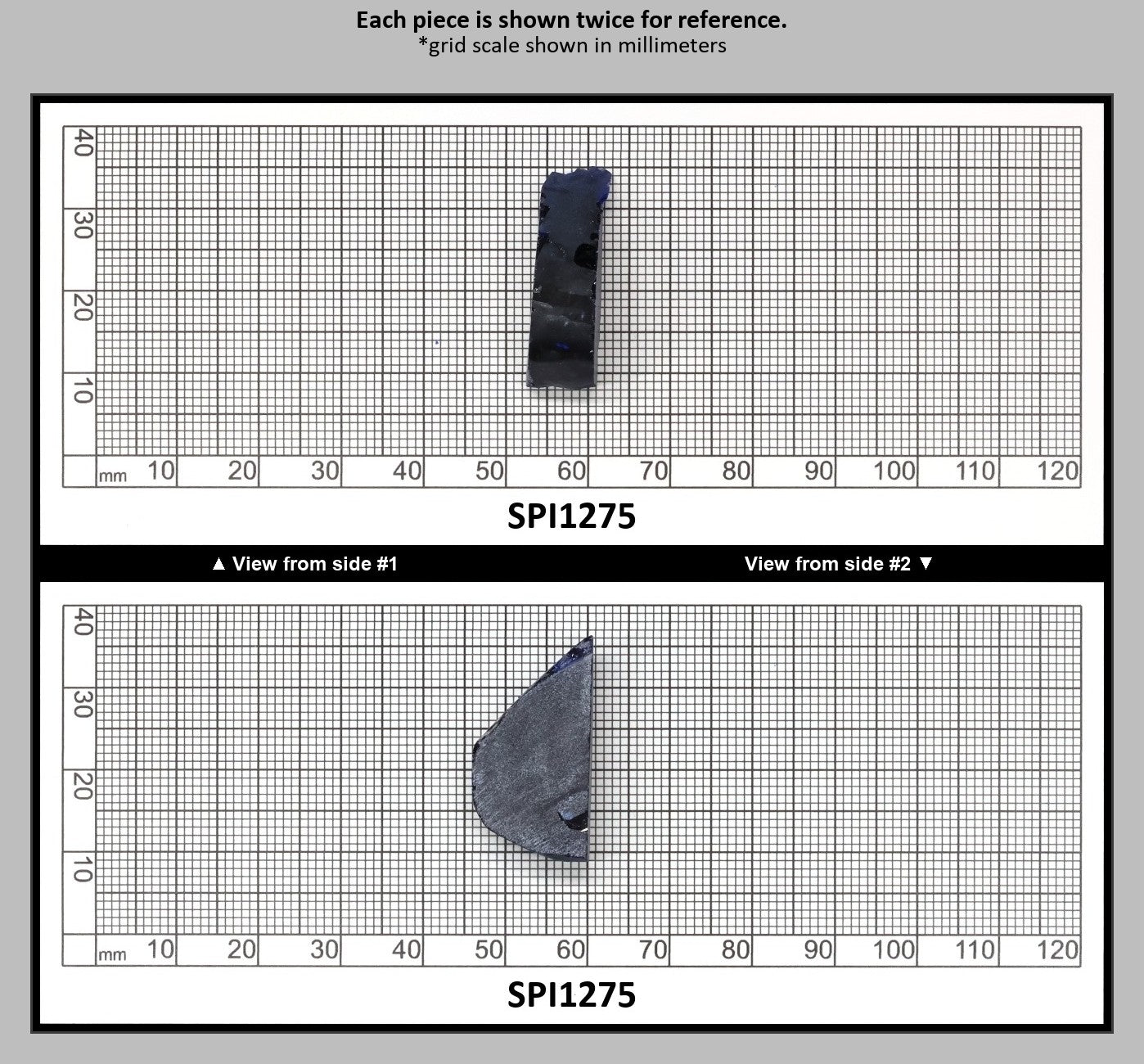 Burma Blue #112 Lab Created Spinel Faceting Rough for Gem Cutting - Various Sizes : SPI1275
