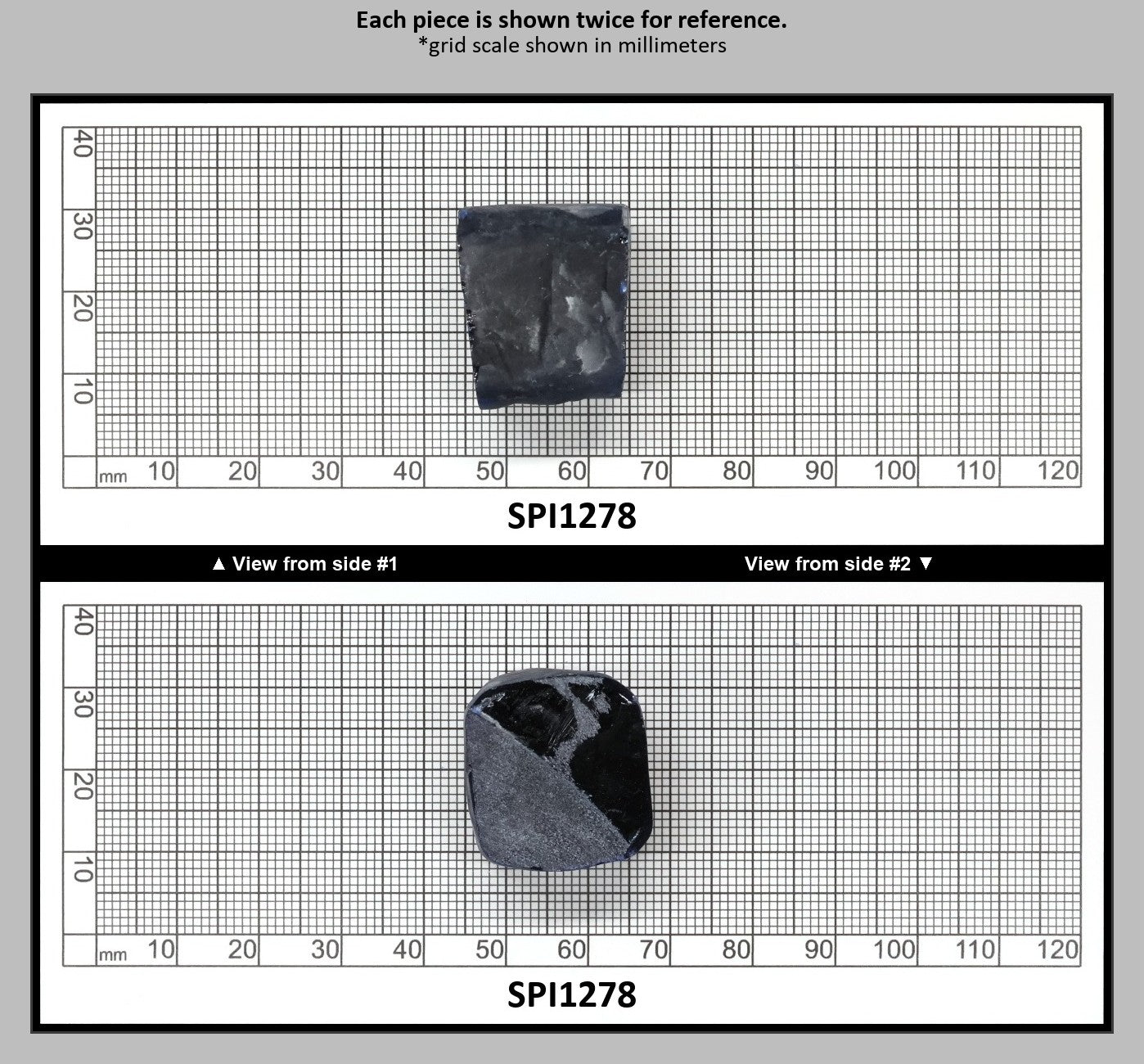 Burma Blue #112 Lab Created Spinel Faceting Rough for Gem Cutting - Various Sizes : SPI1278
