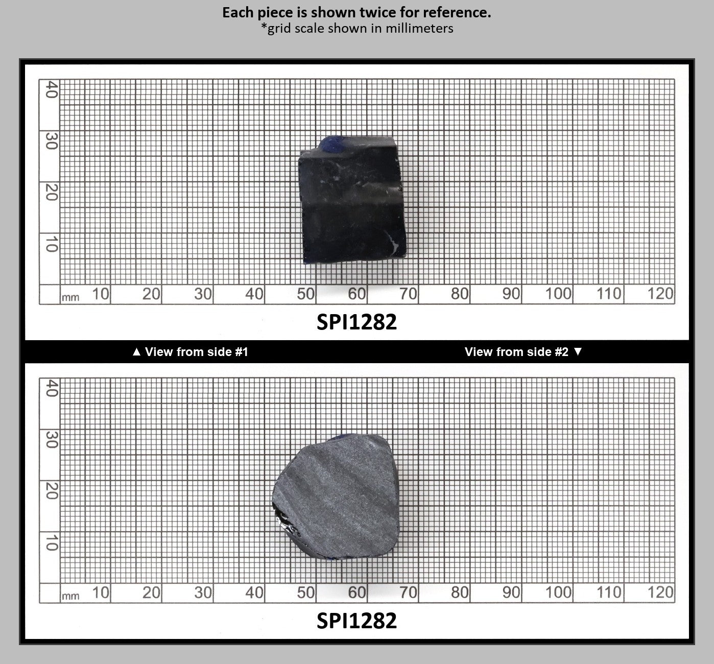 Burma Blue #112 Lab Created Spinel Faceting Rough for Gem Cutting - Various Sizes : SPI1282