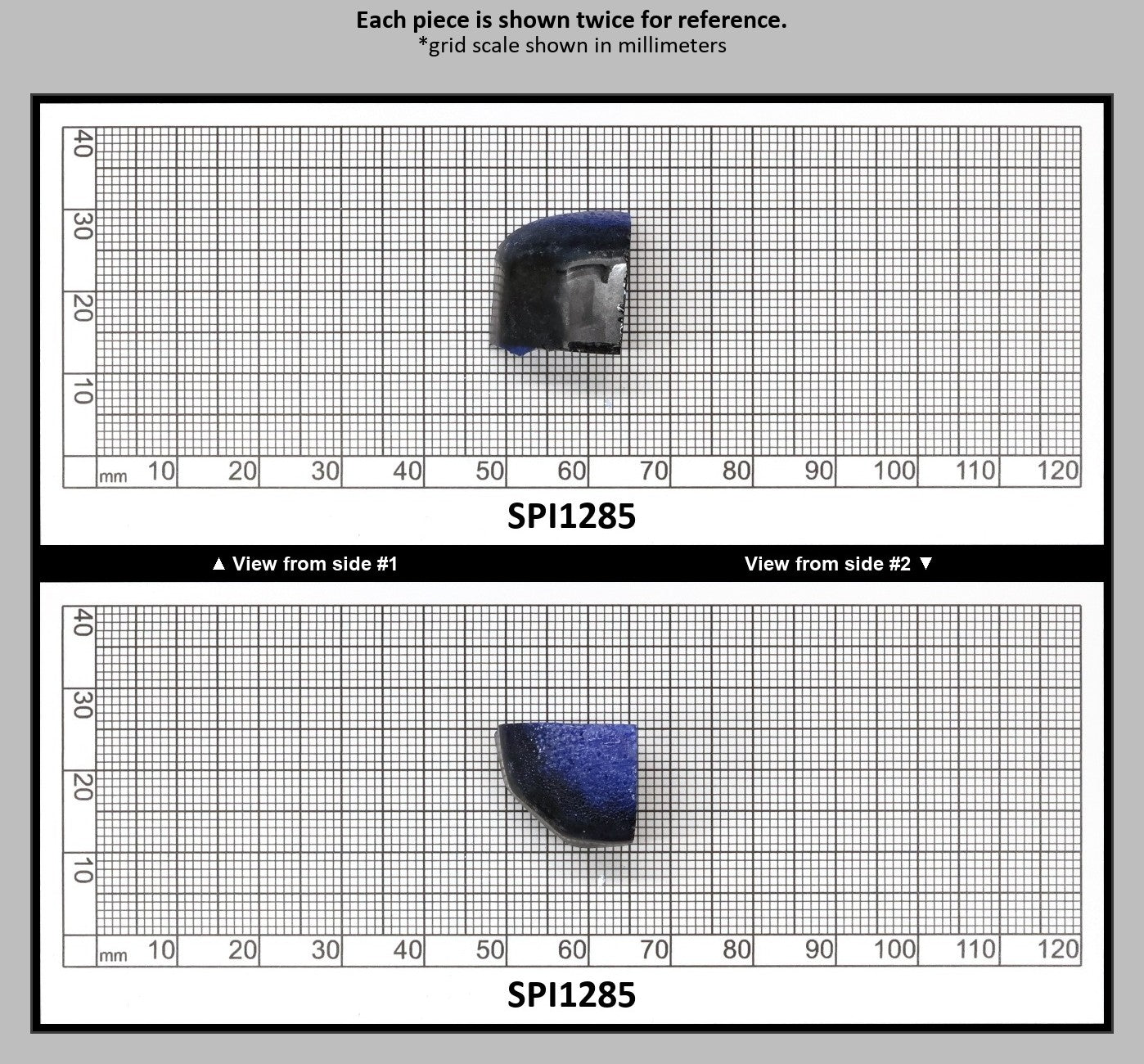 Burma Blue #112 Lab Created Spinel Faceting Rough for Gem Cutting - Various Sizes : SPI1285