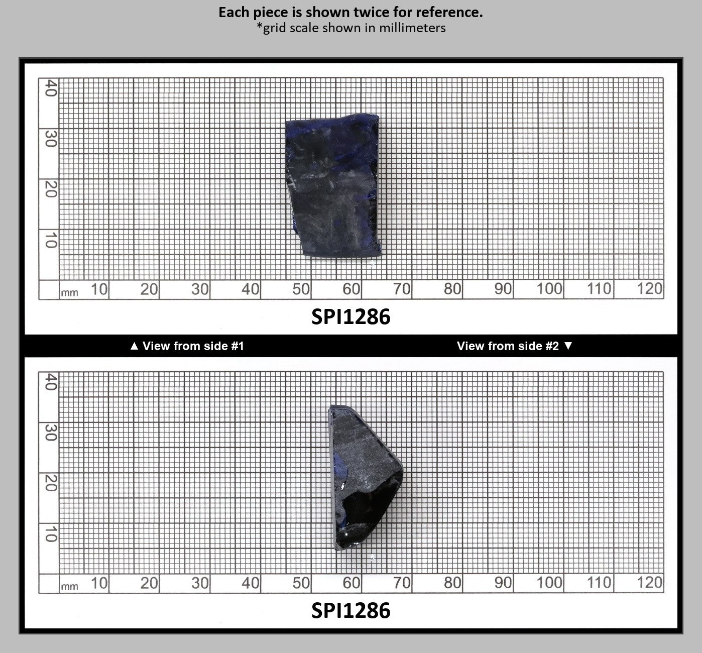 Burma Blue #112 Lab Created Spinel Faceting Rough for Gem Cutting - Various Sizes : SPI1286
