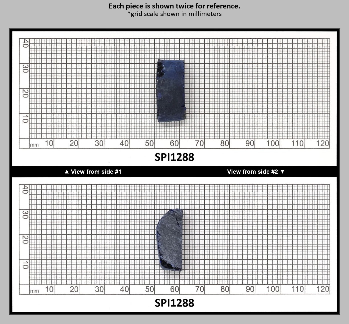 Burma Blue #112 Lab Created Spinel Faceting Rough for Gem Cutting - Various Sizes : SPI1288