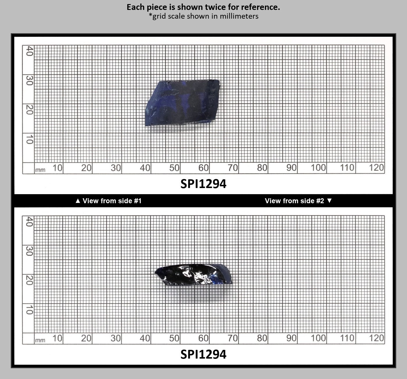 Burma Blue #112 Lab Created Spinel Faceting Rough for Gem Cutting - Various Sizes : SPI1294