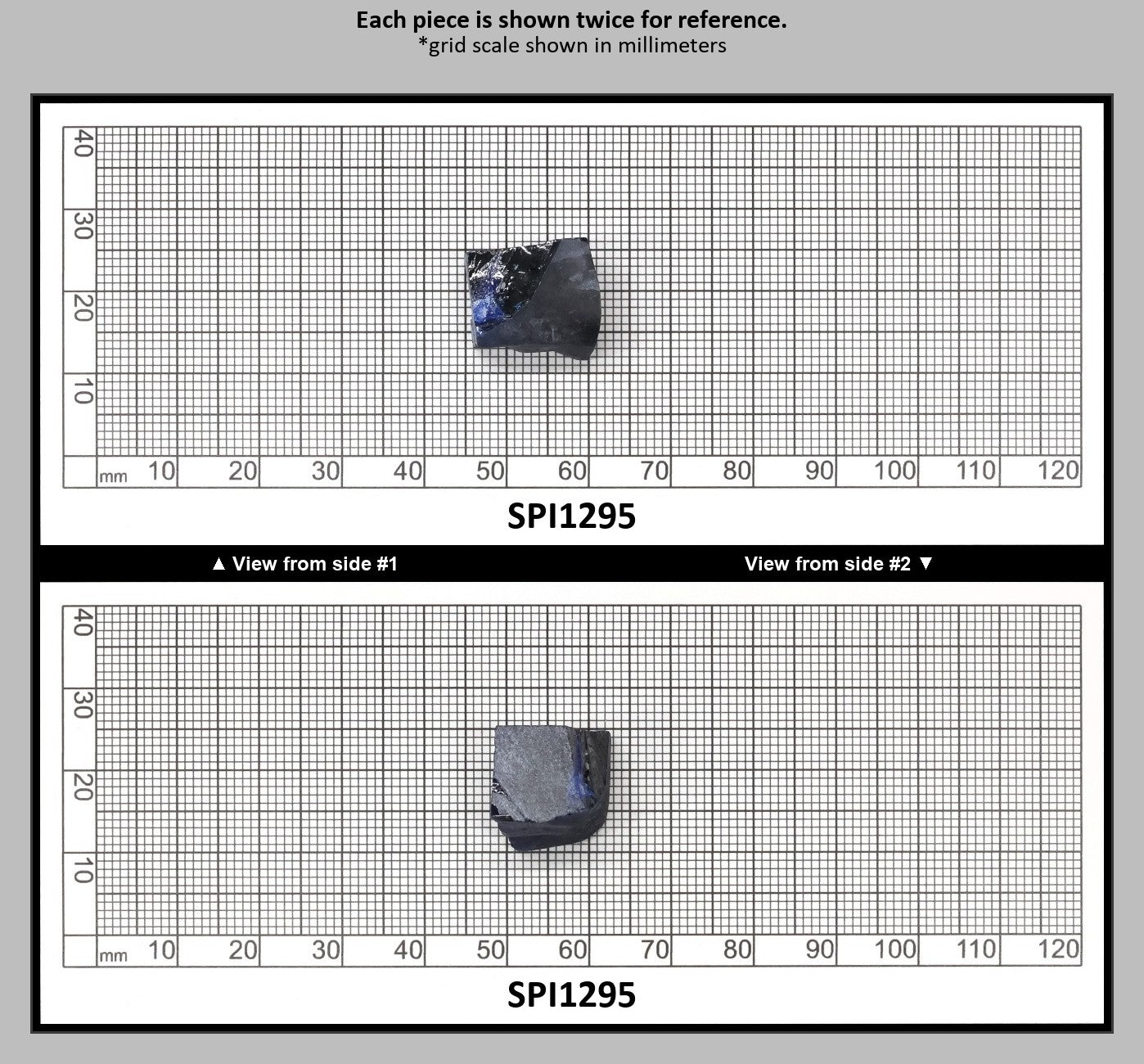 Burma Blue #112 Lab Created Spinel Faceting Rough for Gem Cutting - Various Sizes : SPI1295