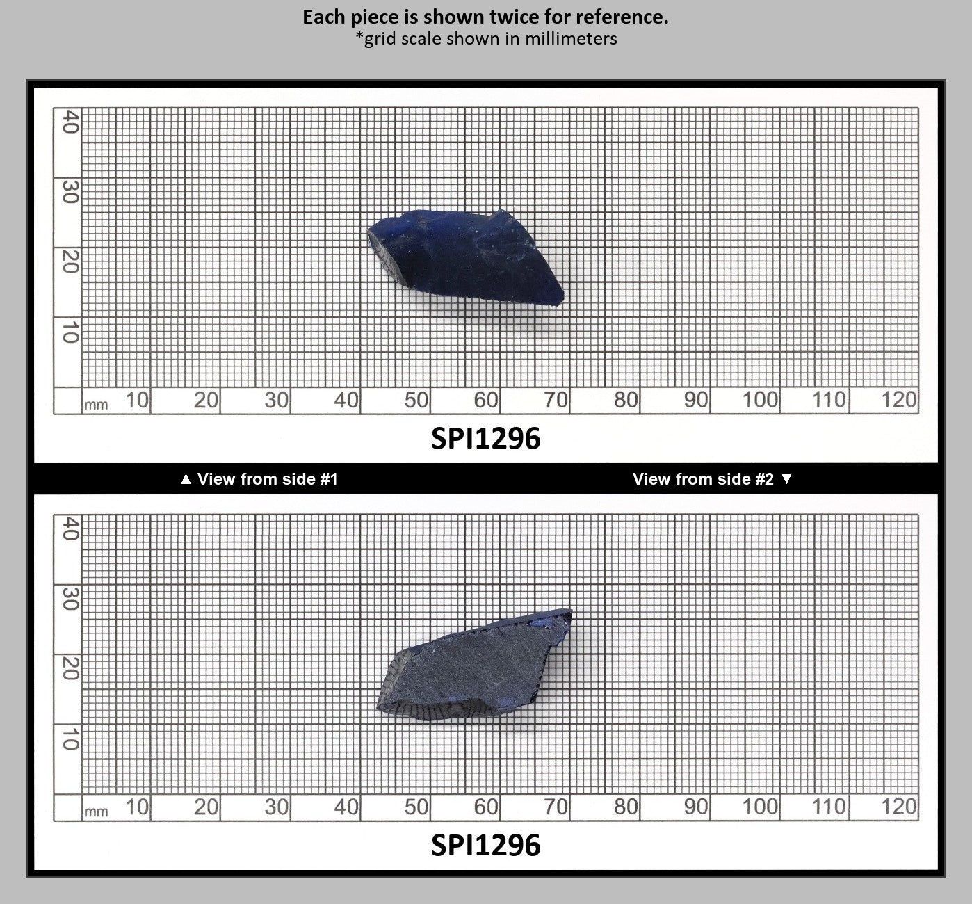 Burma Blue #112 Lab Created Spinel Faceting Rough for Gem Cutting - Various Sizes : SPI1296