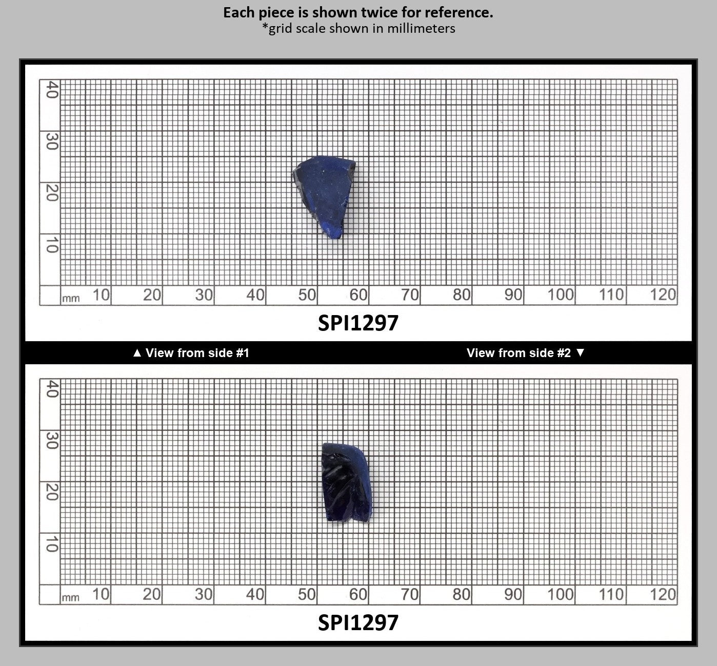 Burma Blue #112 Lab Created Spinel Faceting Rough for Gem Cutting - Various Sizes : SPI1297